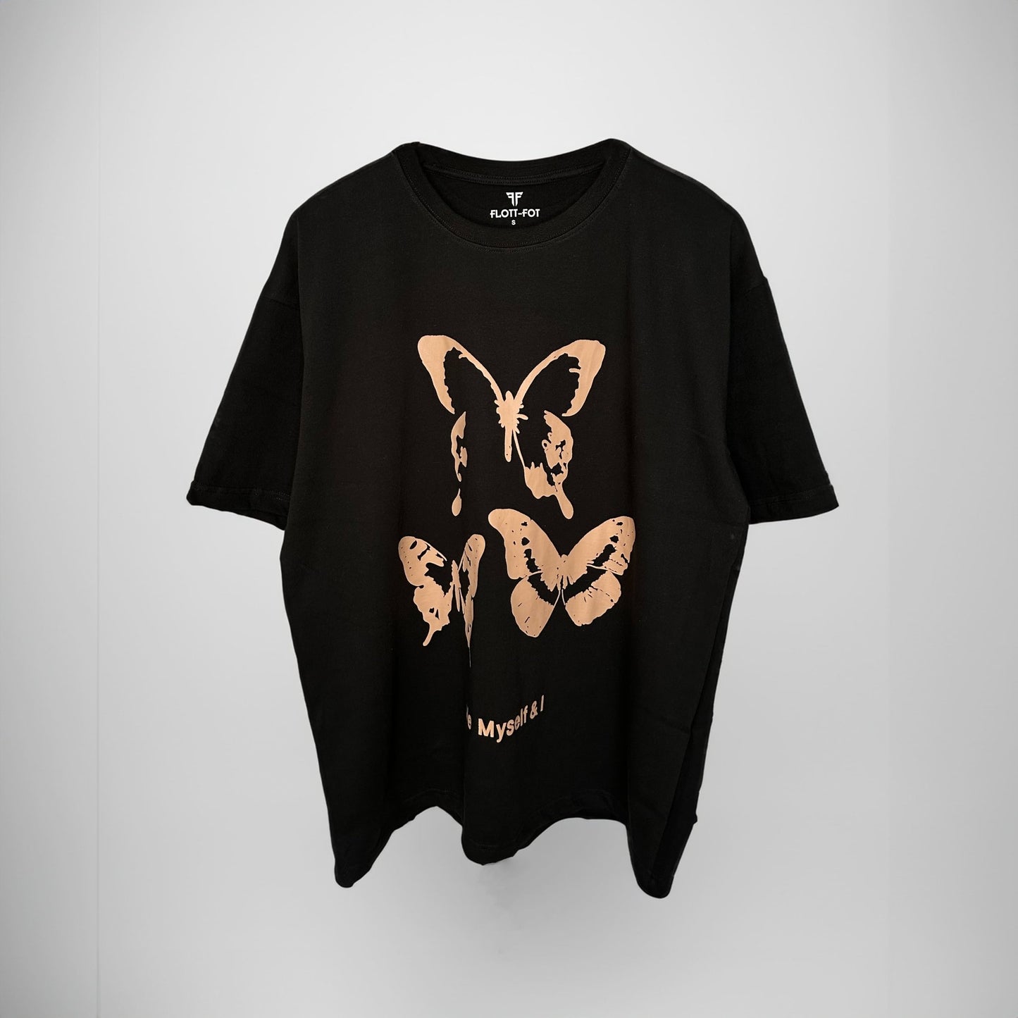 CAMISETA BUTTERFLY - NEGRA - Flott Föt