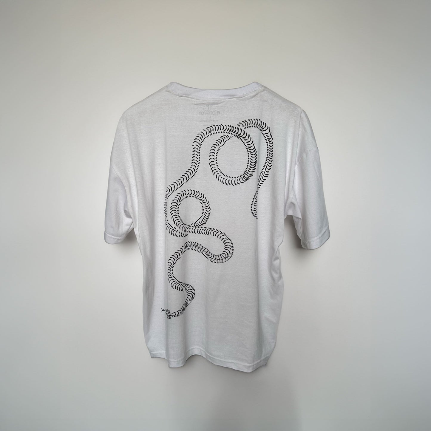 CAMISETA SNAKE - BLANCA - Flott Föt